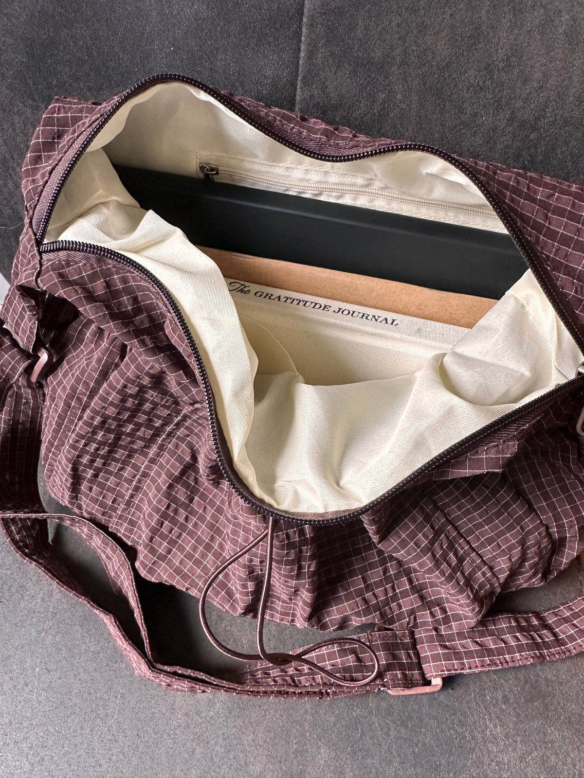 Sac bandoulière marron multi-poches - Pratique & tendance