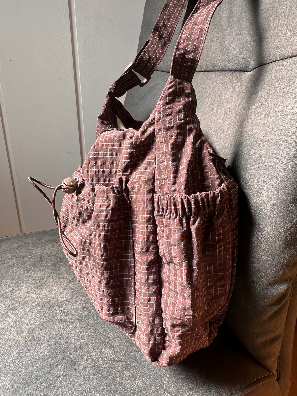 Sac bandoulière marron multi-poches - Pratique & tendance