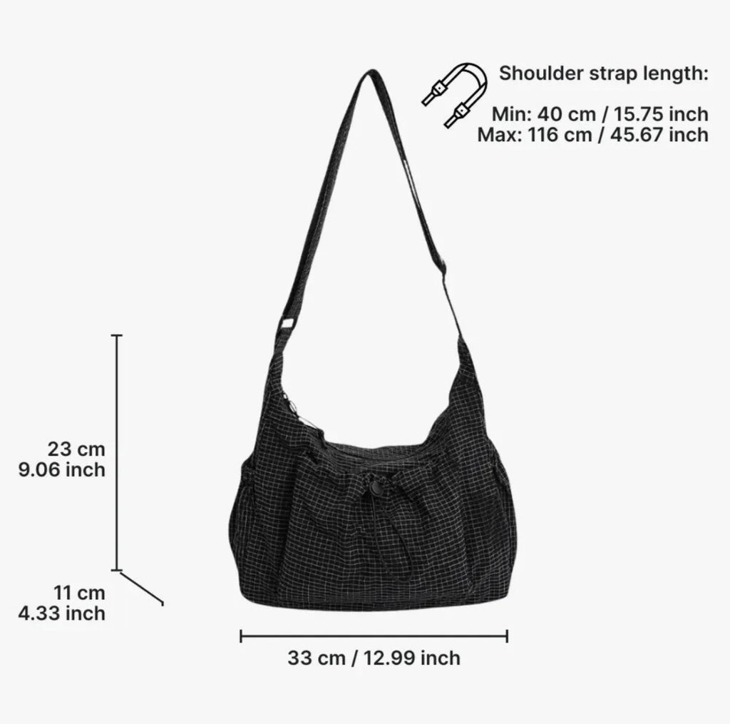 Sac bandoulière marron multi-poches - Pratique & tendance