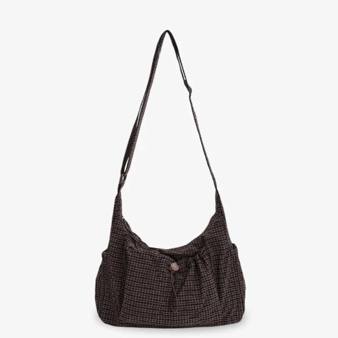 Sac bandoulière marron multi-poches - Pratique & tendance