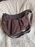 Sac bandoulière marron multi-poches - Pratique & tendance