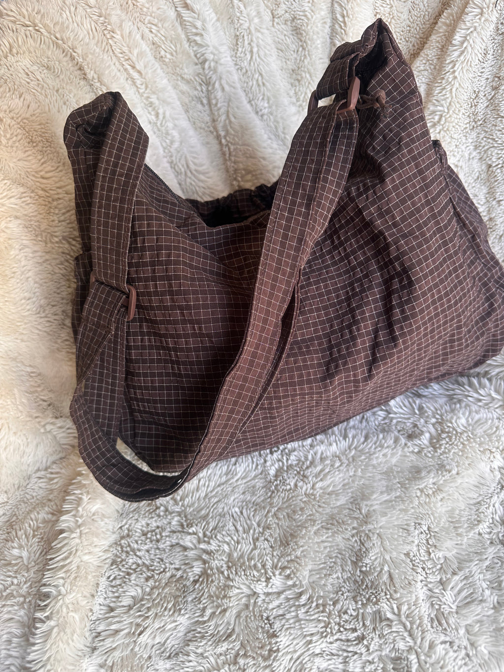 Sac bandoulière marron multi-poches - Pratique & tendance
